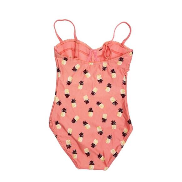 New KATE SPADE Apricot Sorbet Pineapple One Piece Padded Swimsuit | XS - Picture 4 of 7